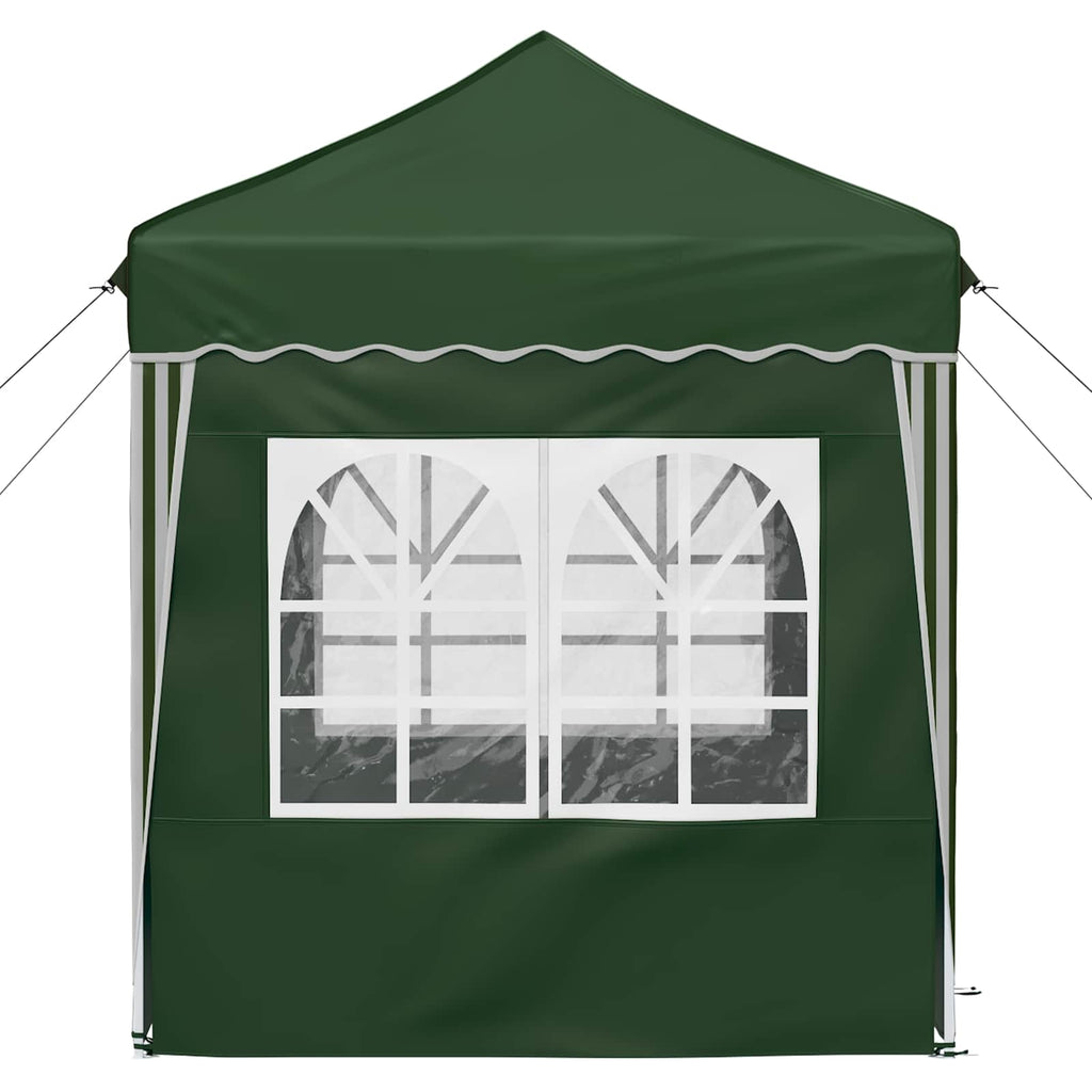 Pop-up Partyzelt 195 x 195 x 245 cm Grün Oxford-Stoff