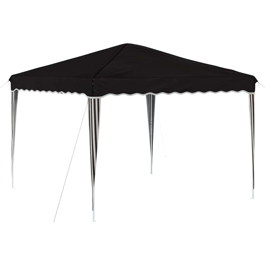 Pop-up Partyzelt 288 x 288 x 245 cm Schwarz Oxford-Stoff