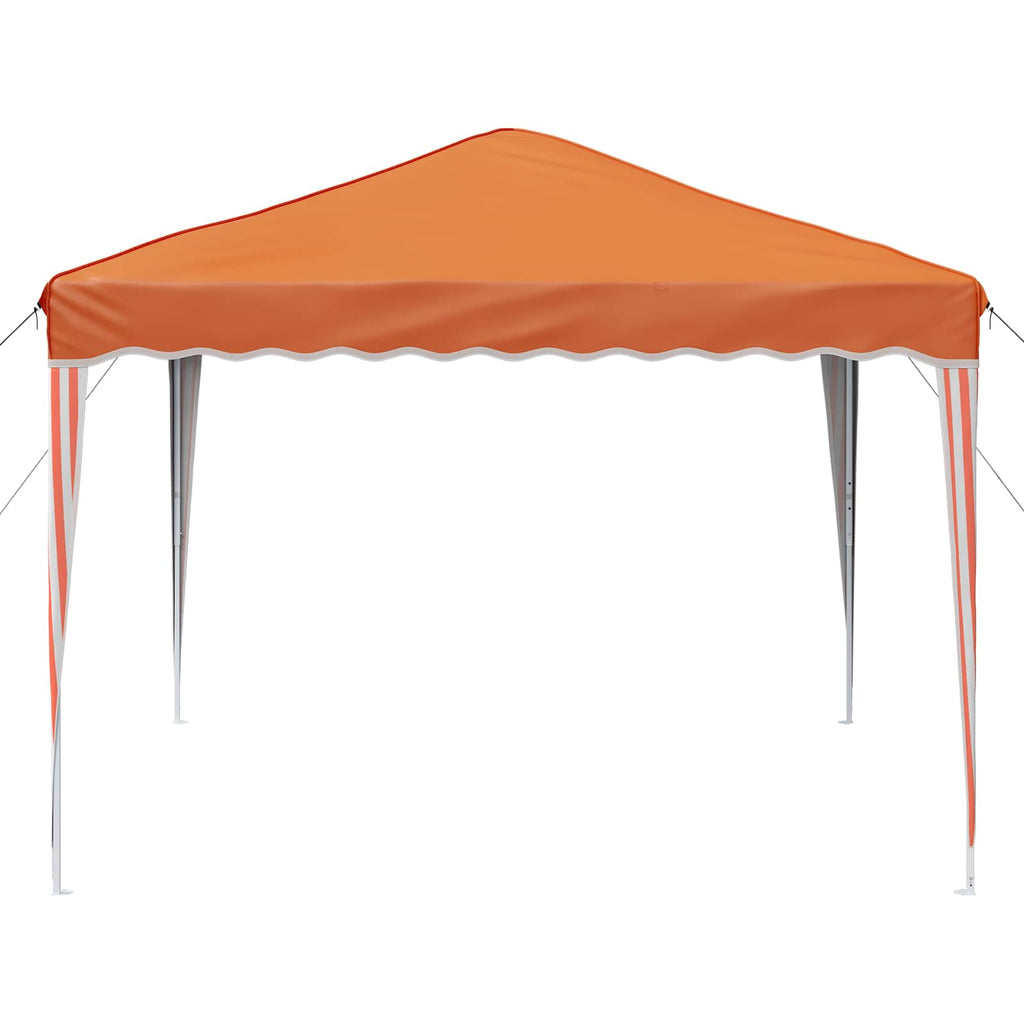 Pop-up Partyzelt 288 x 288 x 245 cm Orange Oxford-Stoff