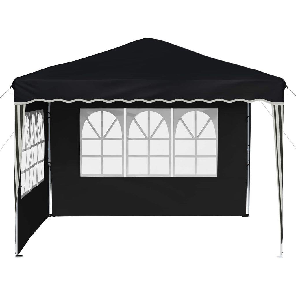 Pop-up Partyzelt 288 x 288 x 245 cm Anthrazit Oxford-Stoff