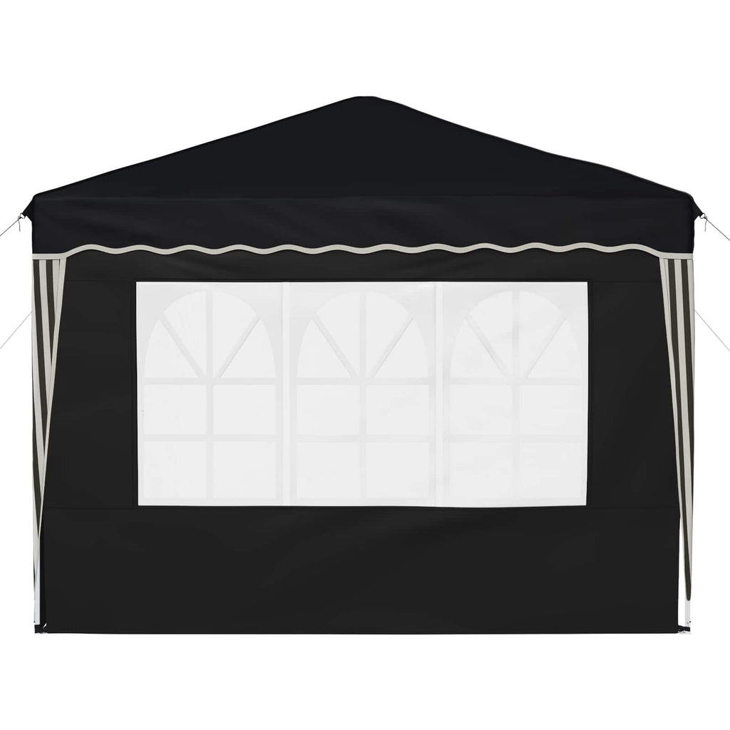 Pop-up Partyzelt 288 x 288 x 245 cm Anthrazit Oxford-Stoff