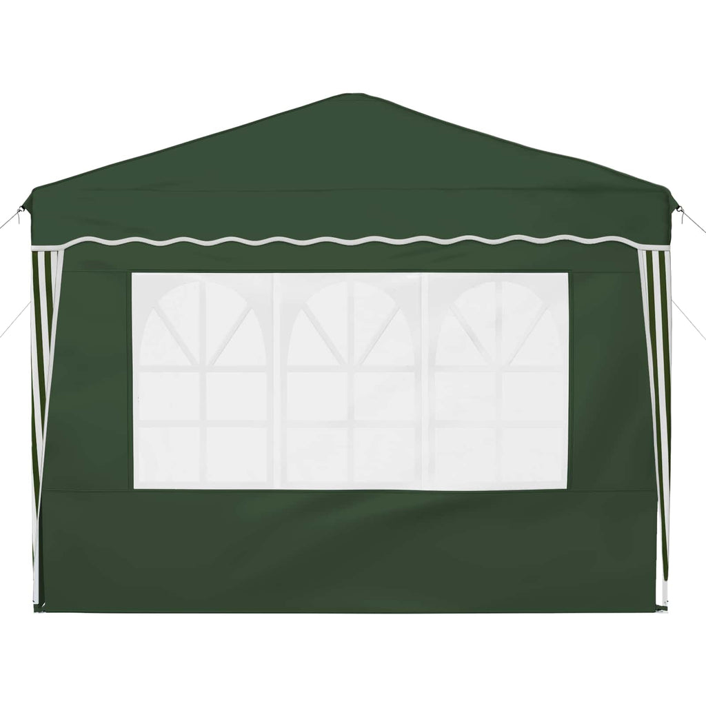 Pop-up Partyzelt 288 x 288 x 245 cm Grün Oxford-Stoff