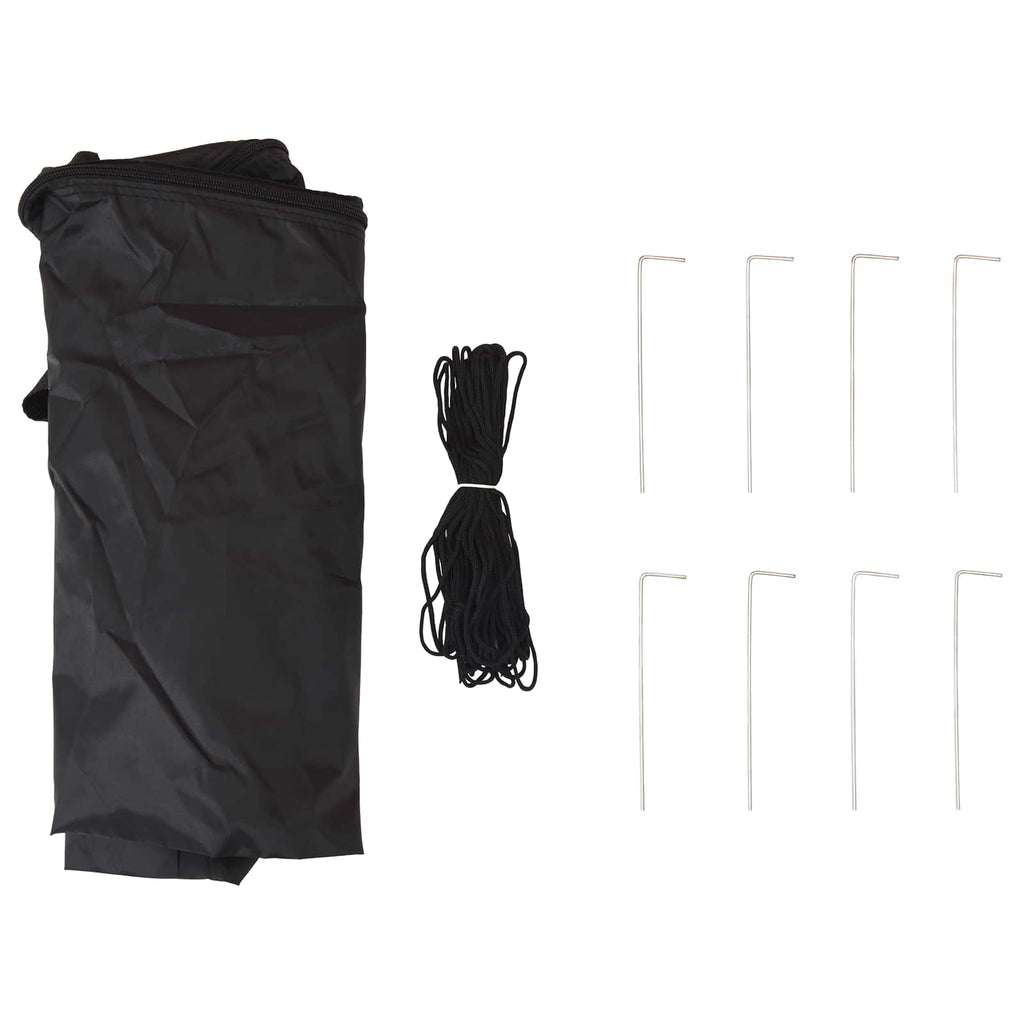 Pop-up Partyzelt 288 x 288 x 245 cm Taupe Oxford-Stoff