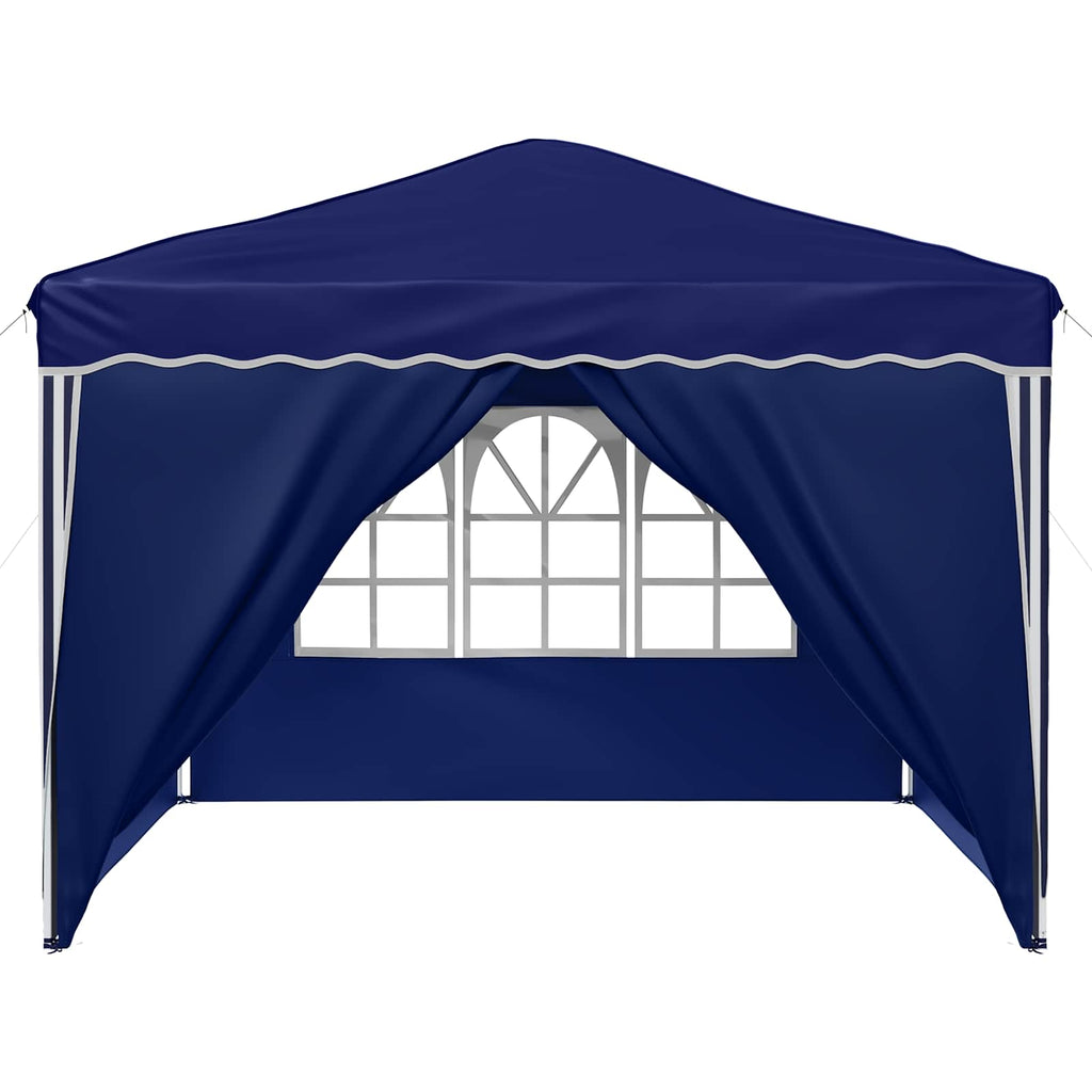 Pop-up Partyzelt 288 x 288 x 245 cm Blau Oxford-Stoff