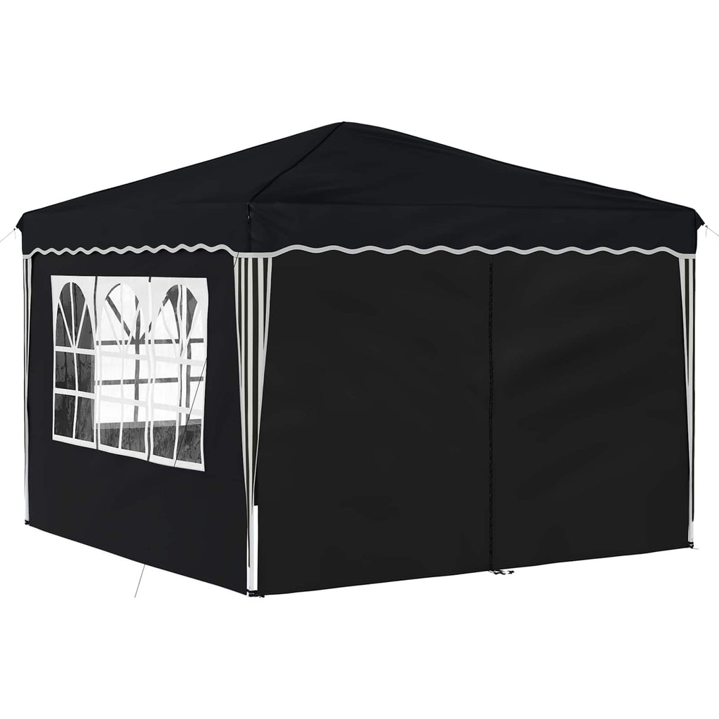 Pop-up Partyzelt 288 x 288 x 245 cm Anthrazit Oxford-Stoff