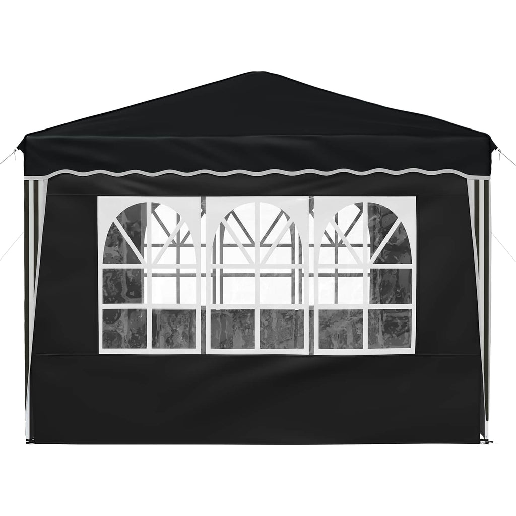 Pop-up Partyzelt 288 x 288 x 245 cm Anthrazit Oxford-Stoff