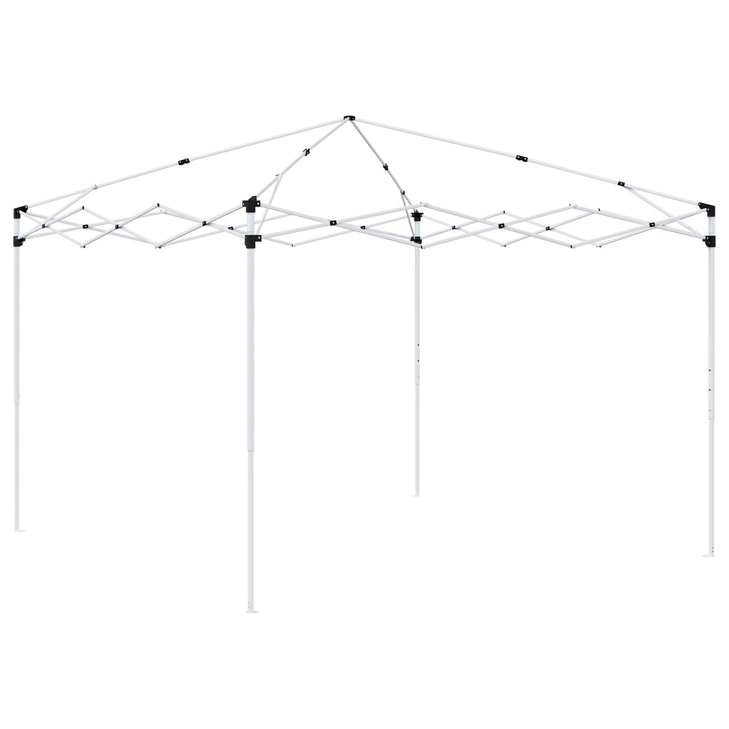 Pop-up Partyzelt 288 x 288 x 245 cm Beige Oxford-Stoff
