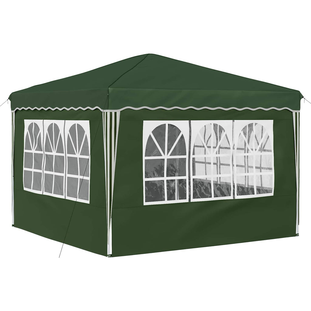 Pop-up Partyzelt 288 x 288 x 245 cm Grün Oxford-Stoff
