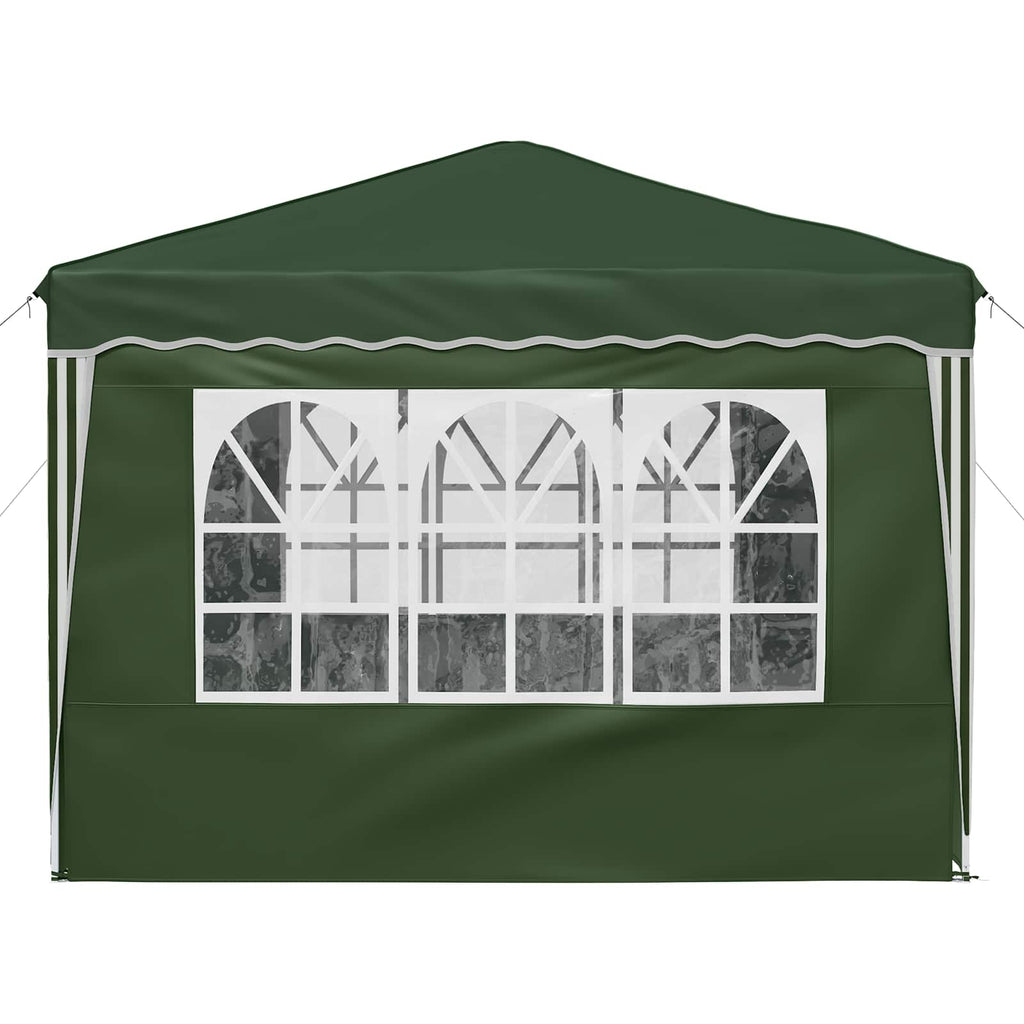 Pop-up Partyzelt 288 x 288 x 245 cm Grün Oxford-Stoff