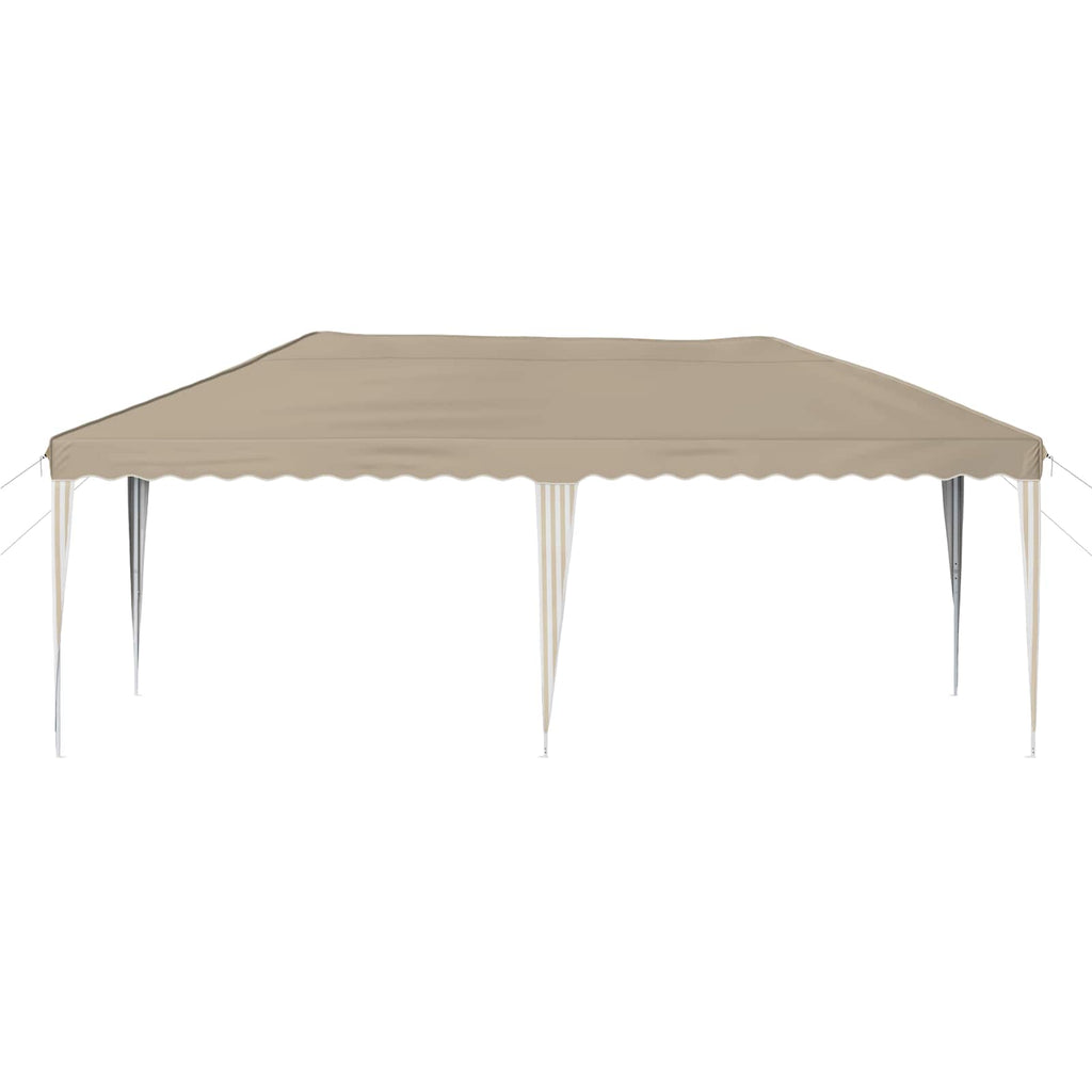 Pop-up Partyzelt 575 x 290 x 245 cm Creme