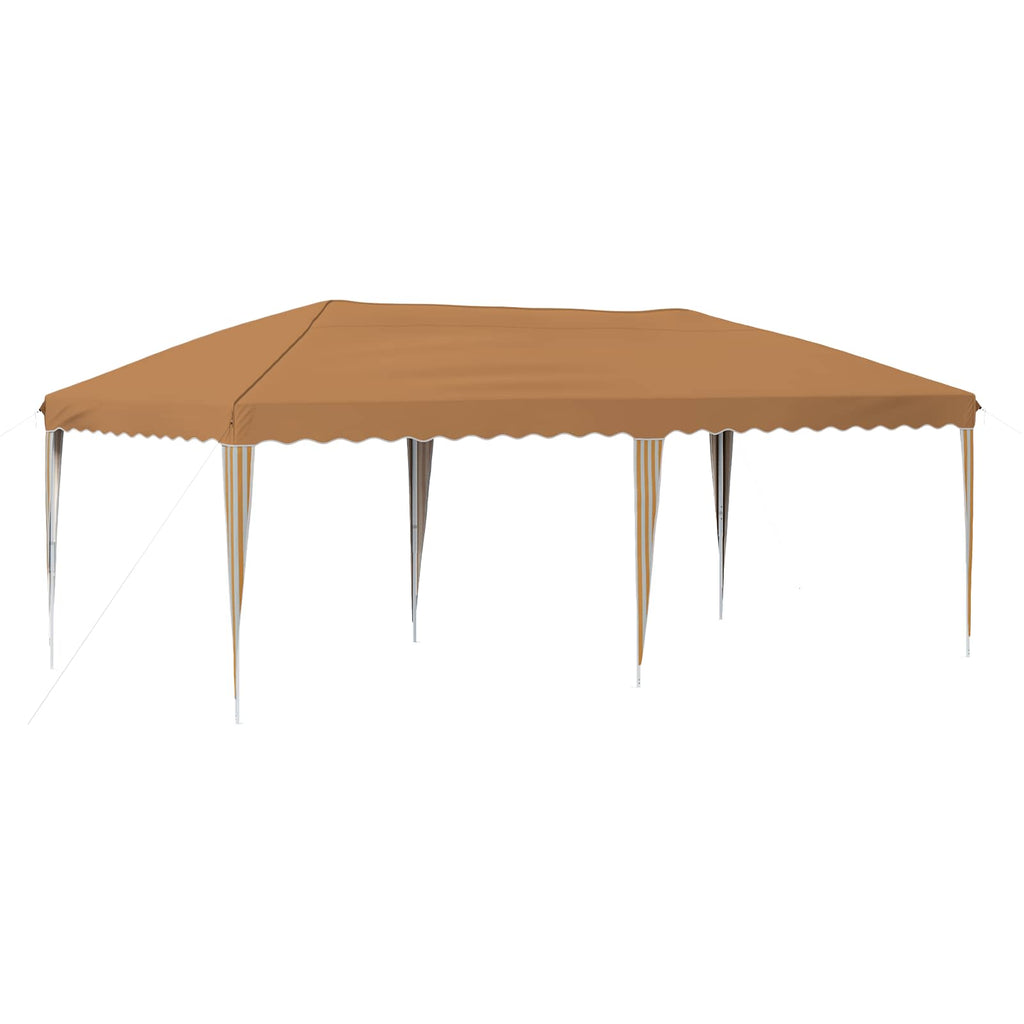 Pop-up Partyzelt 575 x 290 x 245 cm Beige