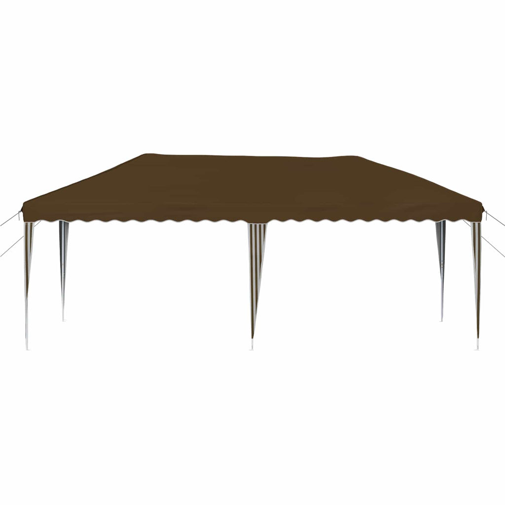 Pop-up Partyzelt 575 x 290 x 245 cm Taupe