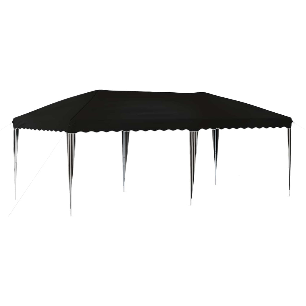 Pop-up Partyzelt 575 x 290 x 245 cm Schwarz