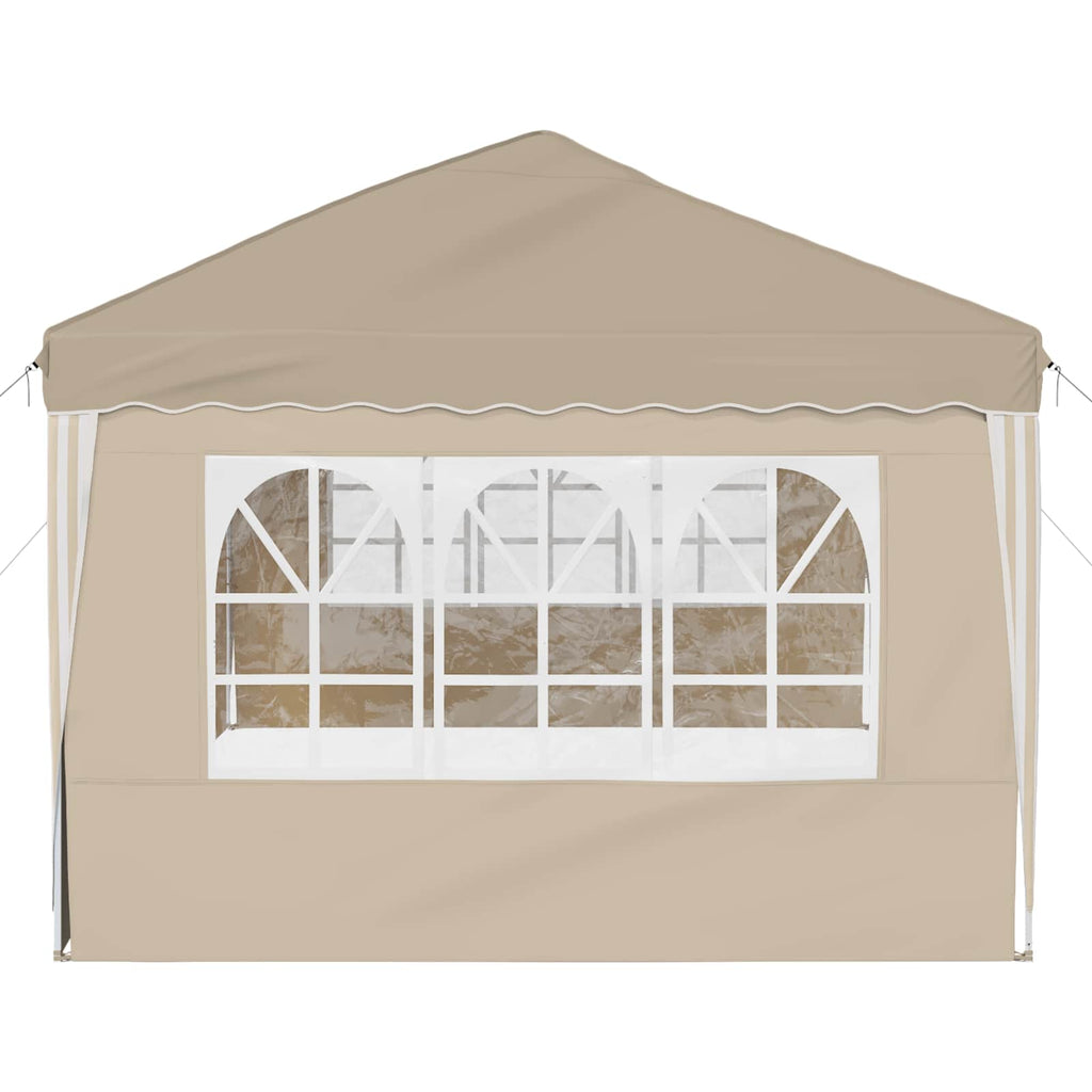 Pop-up Partyzelt 575 x 289 x 245 cm Creme