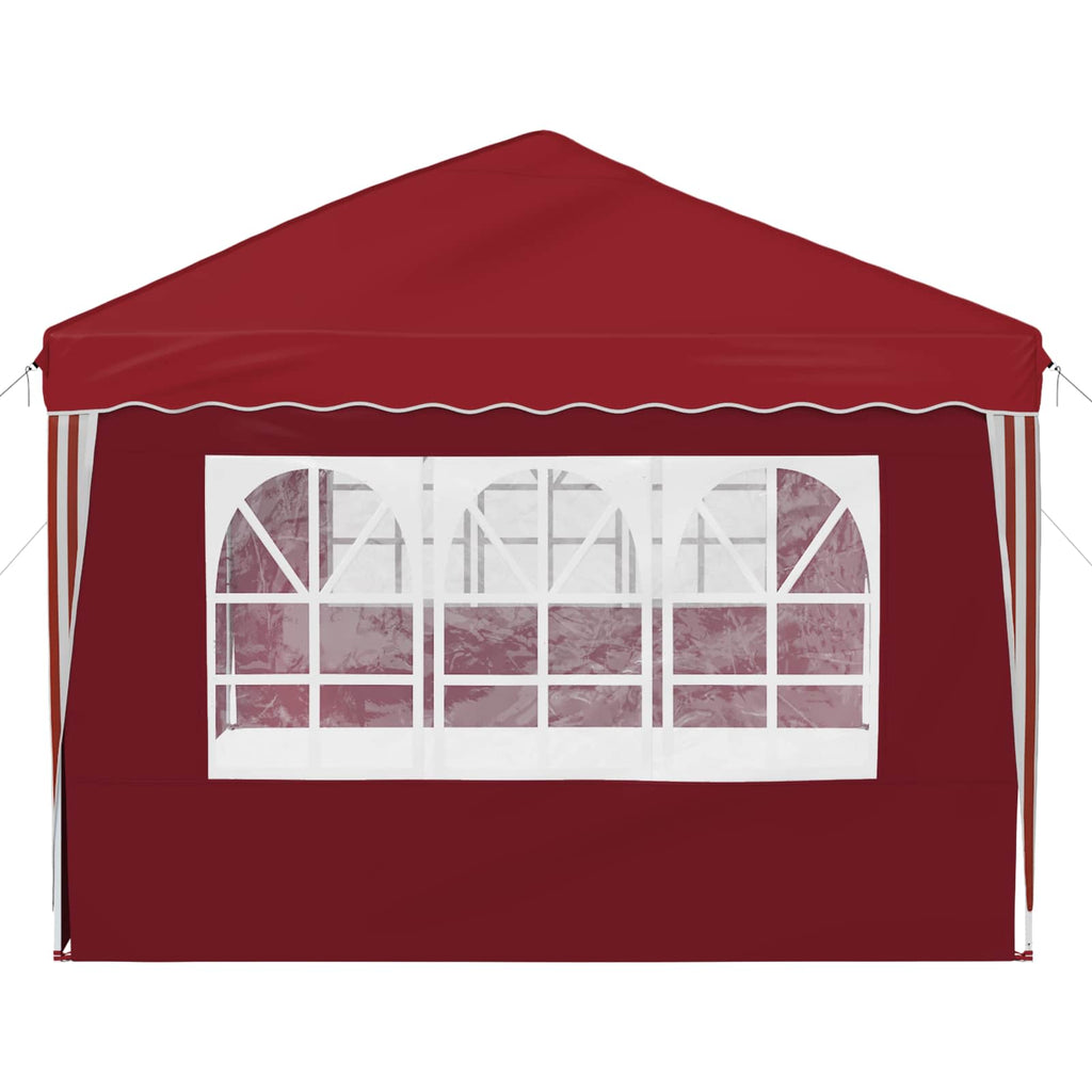 Pop-up Partyzelt 575 x 289 x 245 cm Bordeauxrot