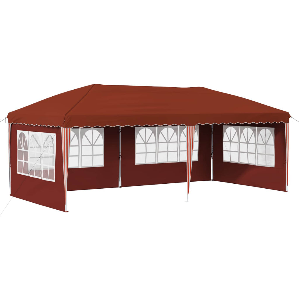 Pop-up Partyzelt 575 x 289 x 245 cm Terrakotta