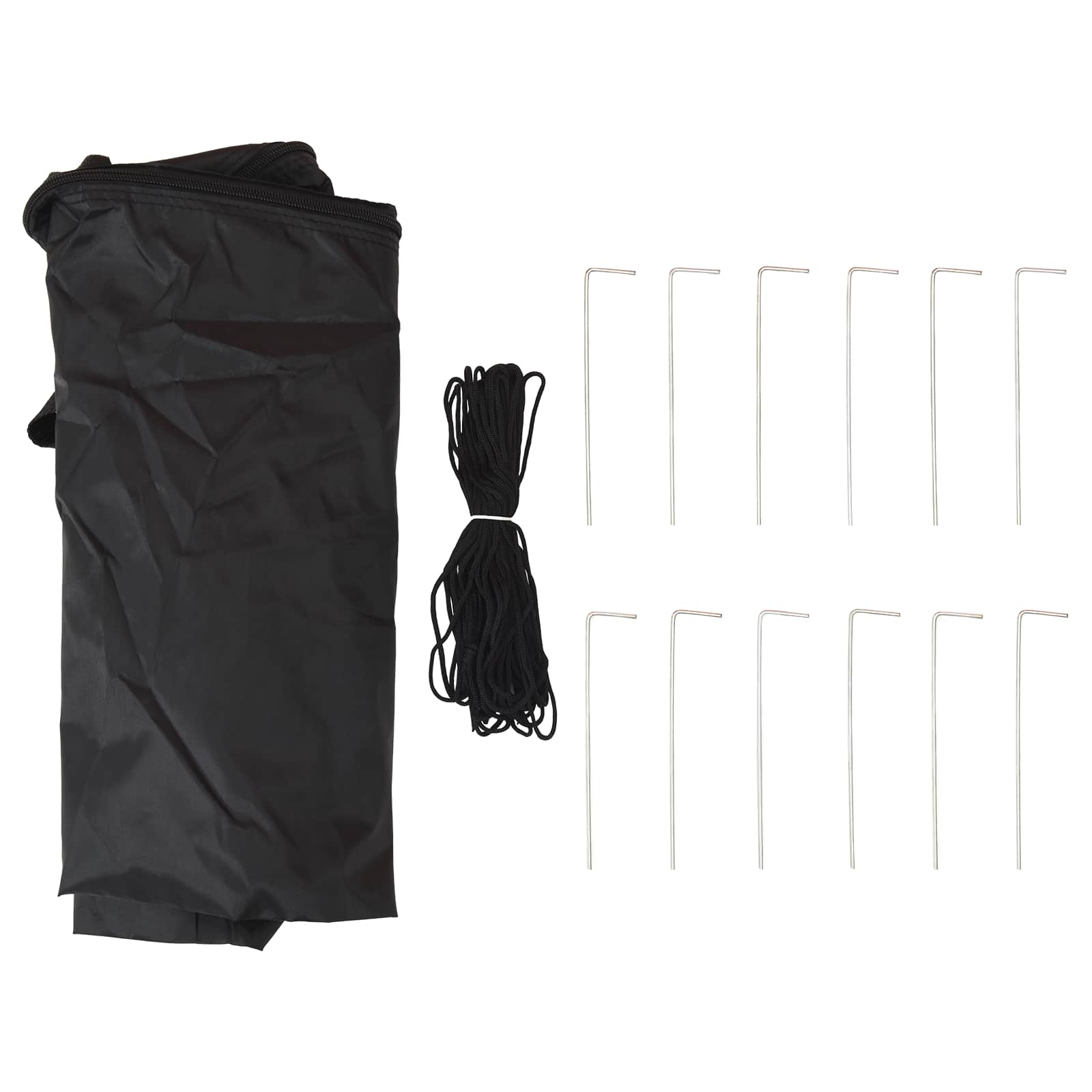 Pop-up Partyzelt 575 x 289 x 245 cm Schwarz