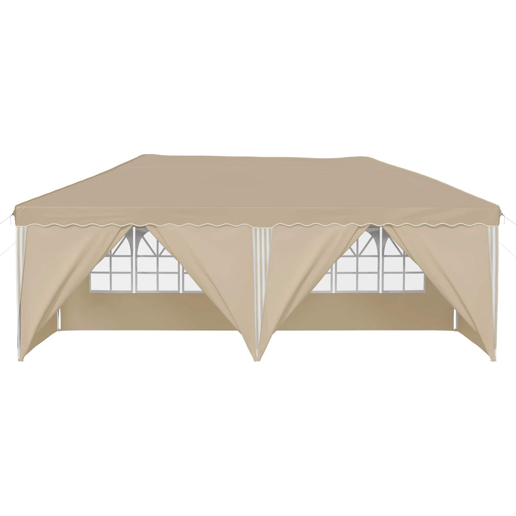 Pop-up Partyzelt 575 x 288 x 245 cm Creme