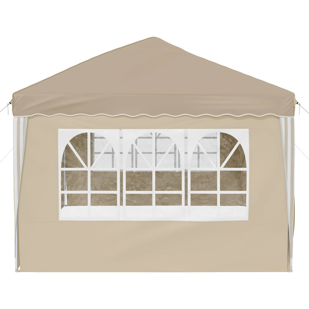 Pop-up Partyzelt 575 x 288 x 245 cm Creme