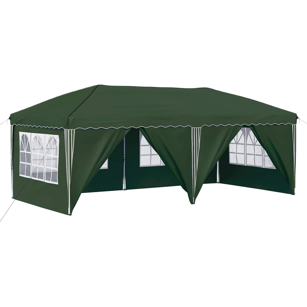 Pop-up Partyzelt 575 x 288 x 245 cm Grün