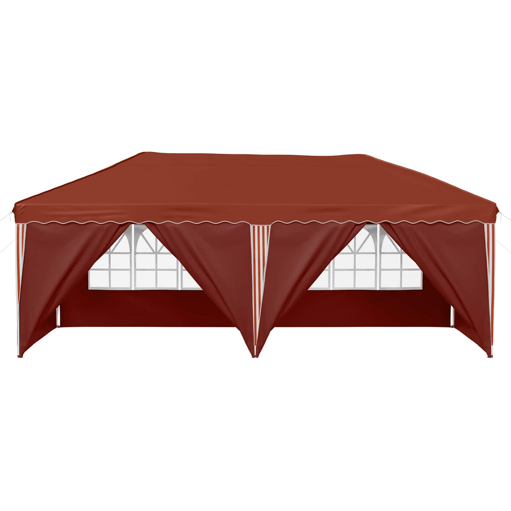 Pop-up Partyzelt 575 x 288 x 245 cm Terrakotta