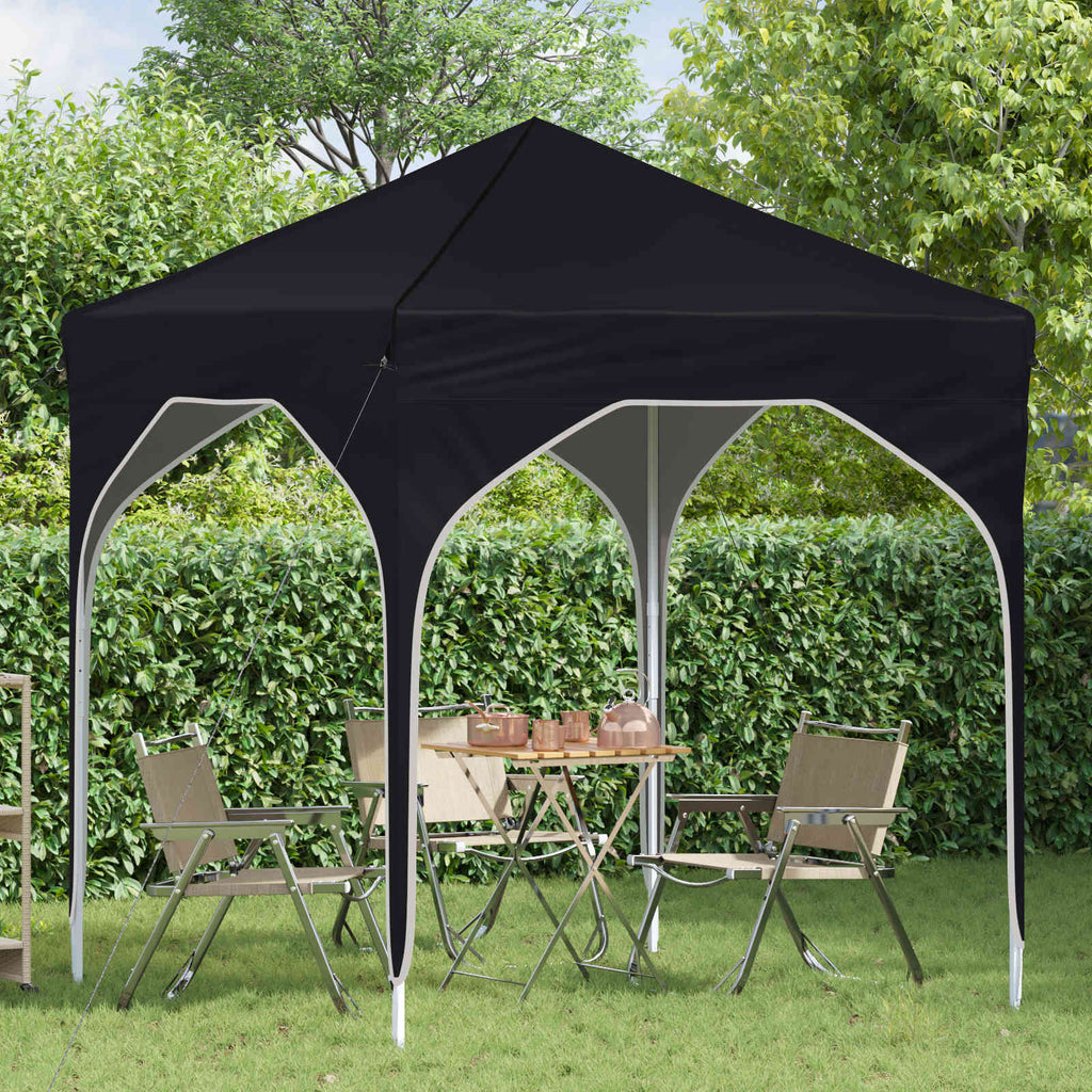 Pop-up Partyzelt 194 x 194 x 245 cm Antrazit