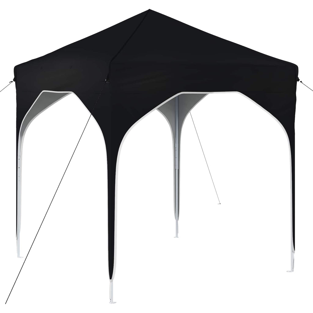 Pop-up Partyzelt 194 x 194 x 245 cm Antrazit