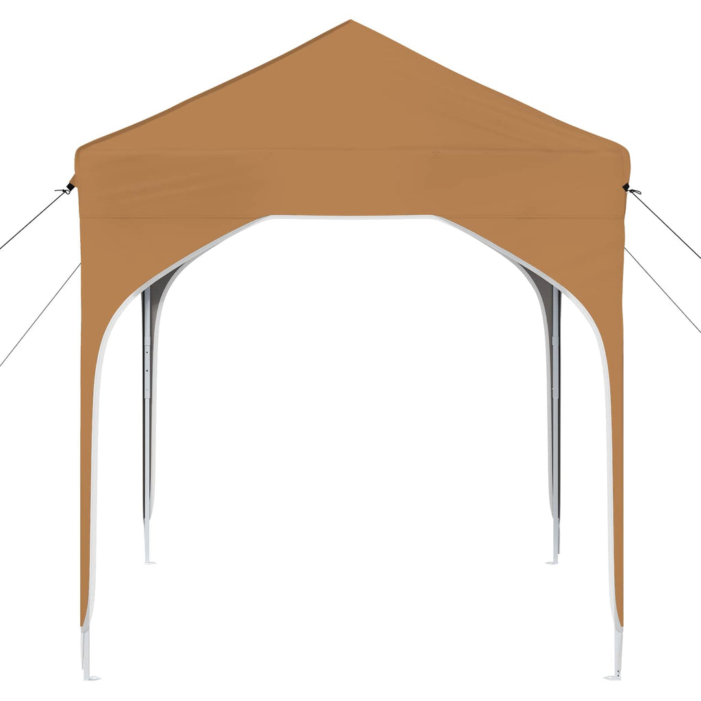 Pop-up Partyzelt 194 x 194 x 245 cm Beige