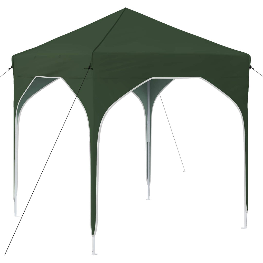 Pop-up Partyzelt 194 x 194 x 245 cm Grün