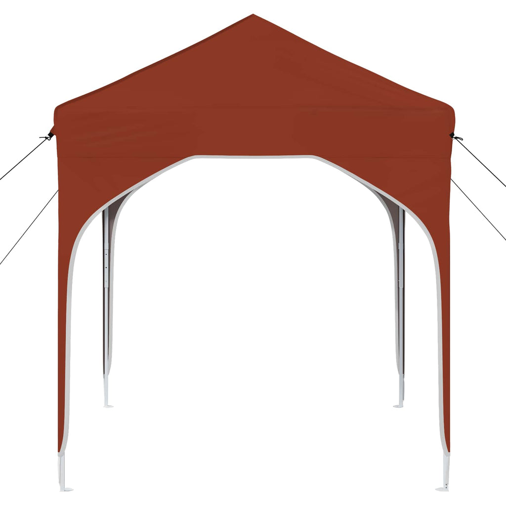 Pop-up Partyzelt 194 x 194 x 245 cm Terrakotta
