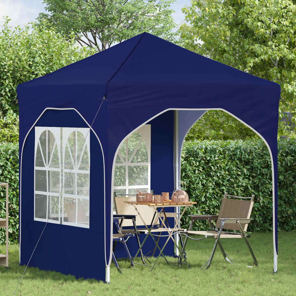 Pop-up Partyzelt 192 x 192 x 245 cm Blau