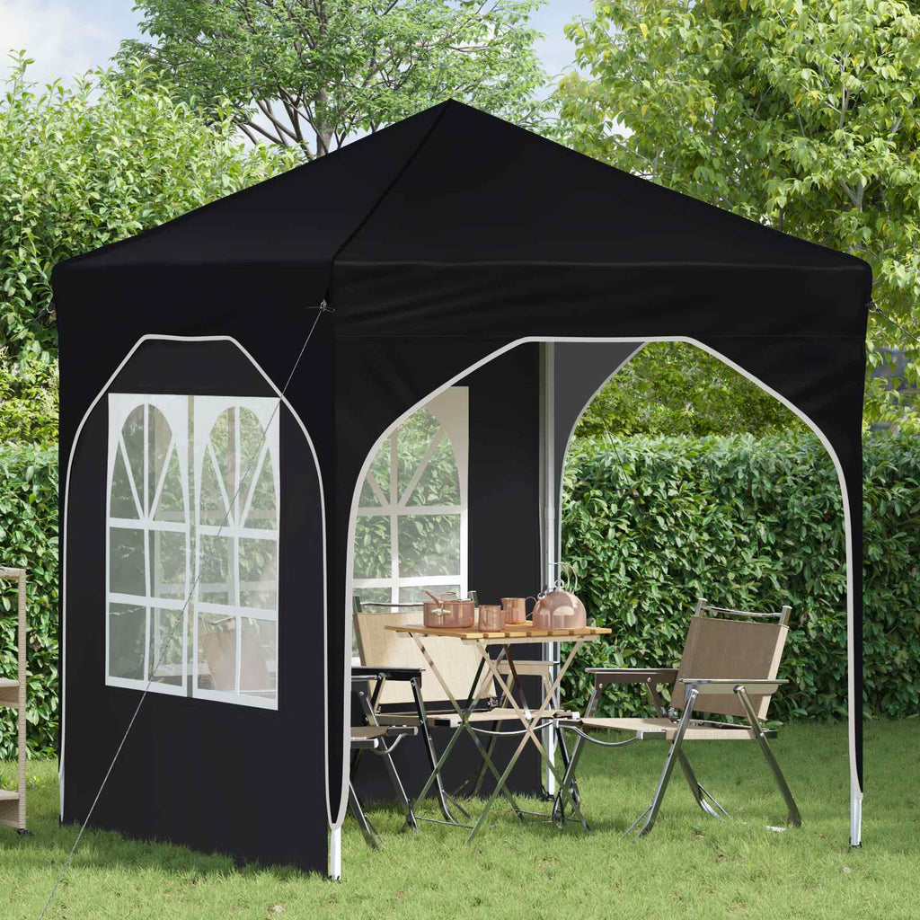 Pop-up Partyzelt 192 x 192 x 245 cm Antrazit