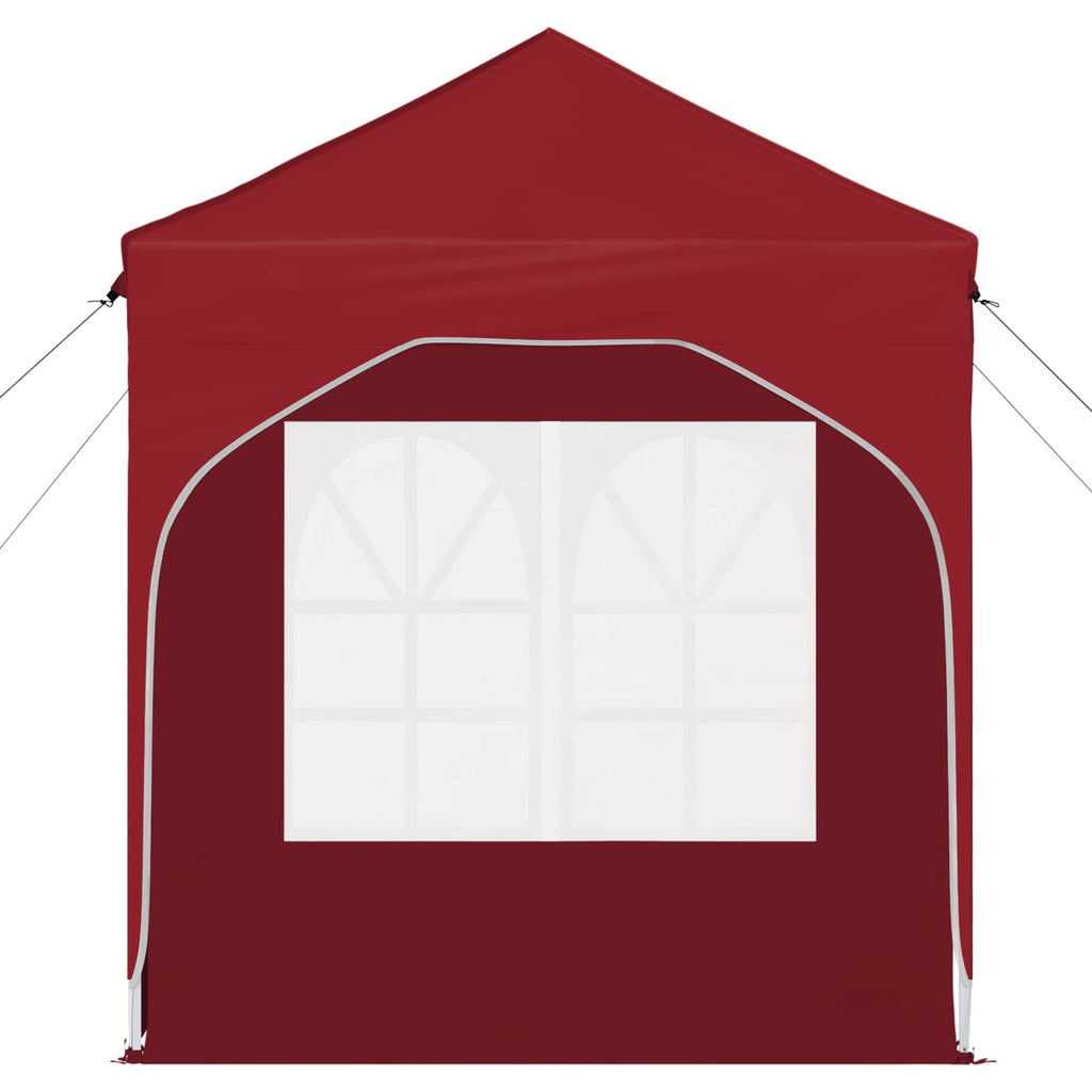 Pop-up Partyzelt 192 x 192 x 245 cm Bordeauxrot