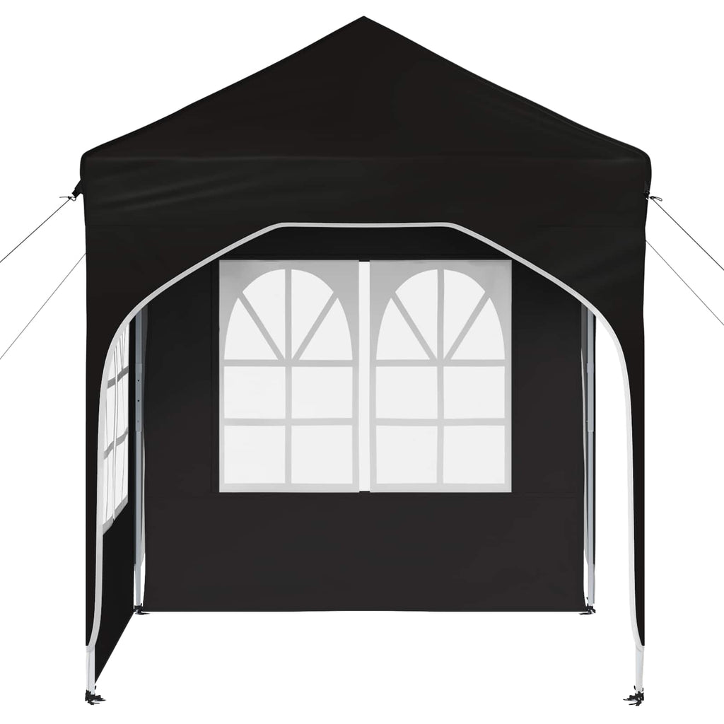 Pop-up Partyzelt 192 x 192 x 245 cm Schwarz
