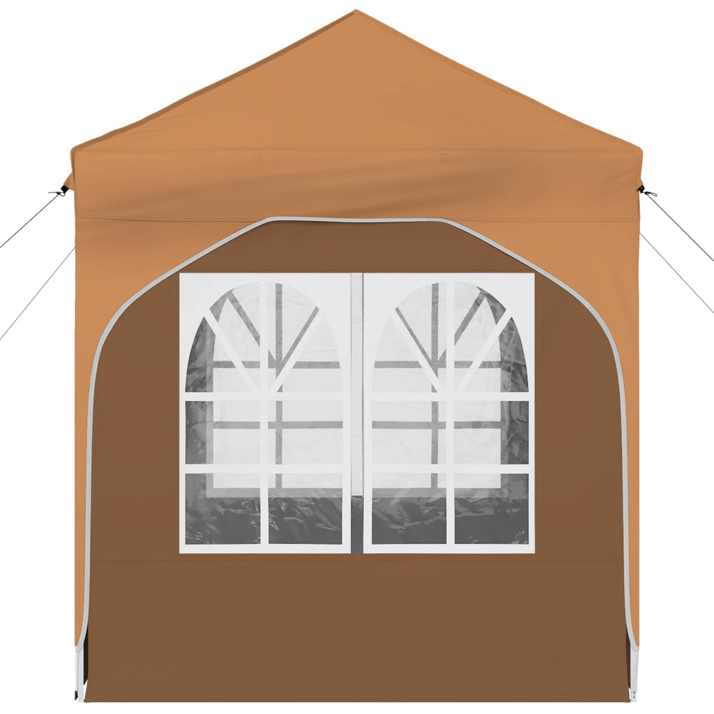 Pop-up Partyzelt 192 x 192 x 245 cm Beige