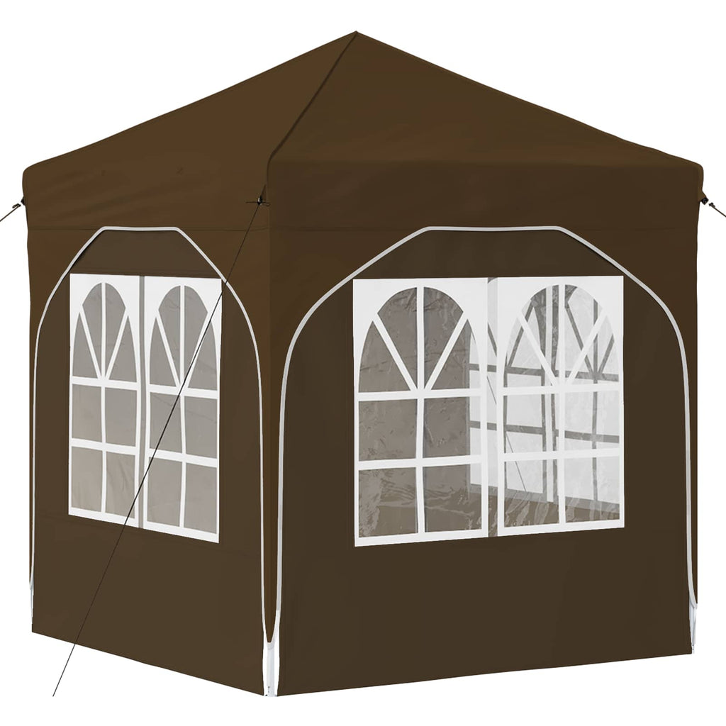 Pop-up Partyzelt 192 x 192 x 245 cm Taupe