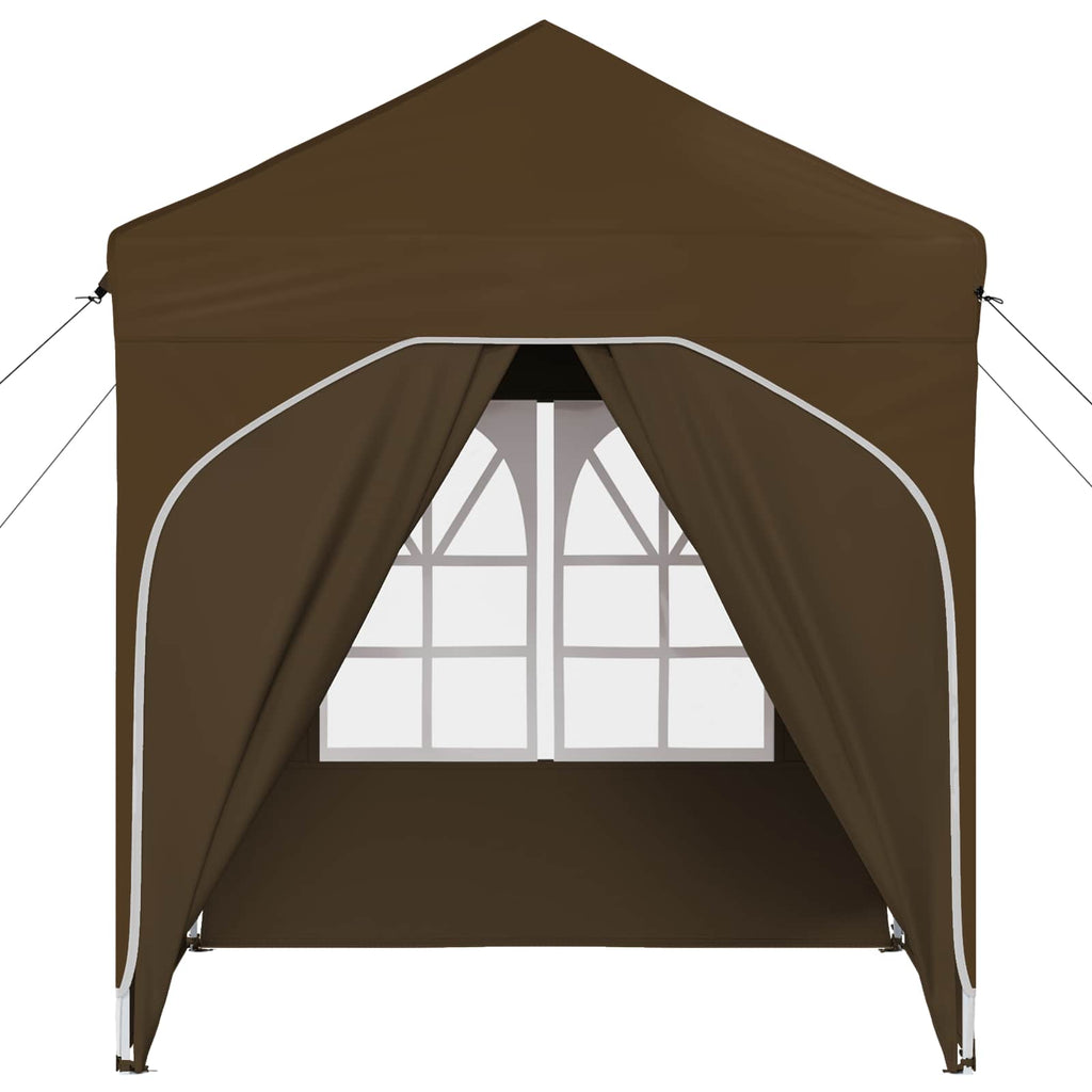 Pop-up Partyzelt 192 x 192 x 245 cm Taupe