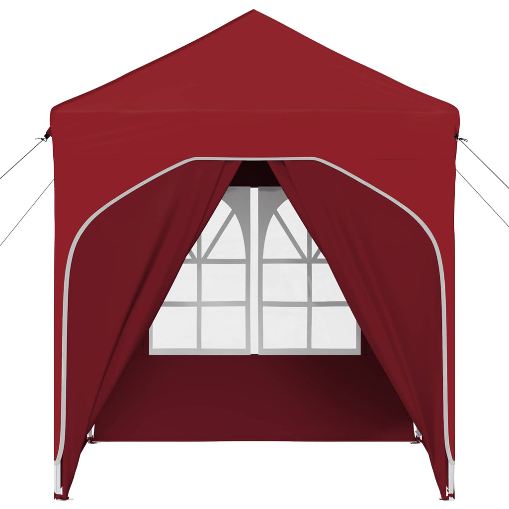Pop-up Partyzelt 192 x 192 x 245 cm Bordeauxrot