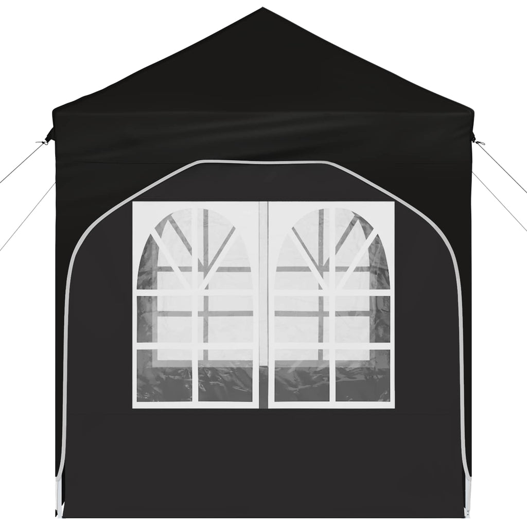 Pop-up Partyzelt 192 x 192 x 245 cm Schwarz