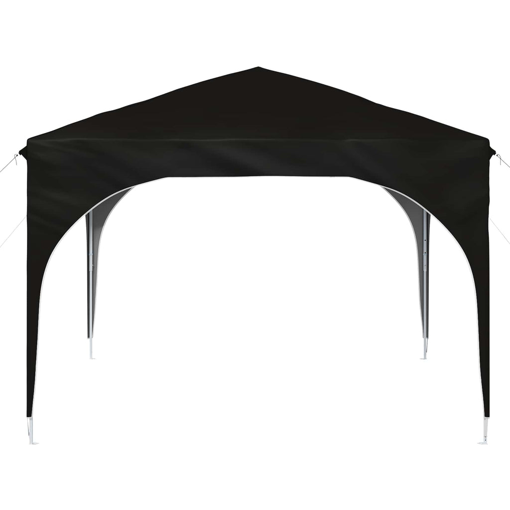 Pop-up Partyzelt 290 x 290 x 245 cm Schwarz