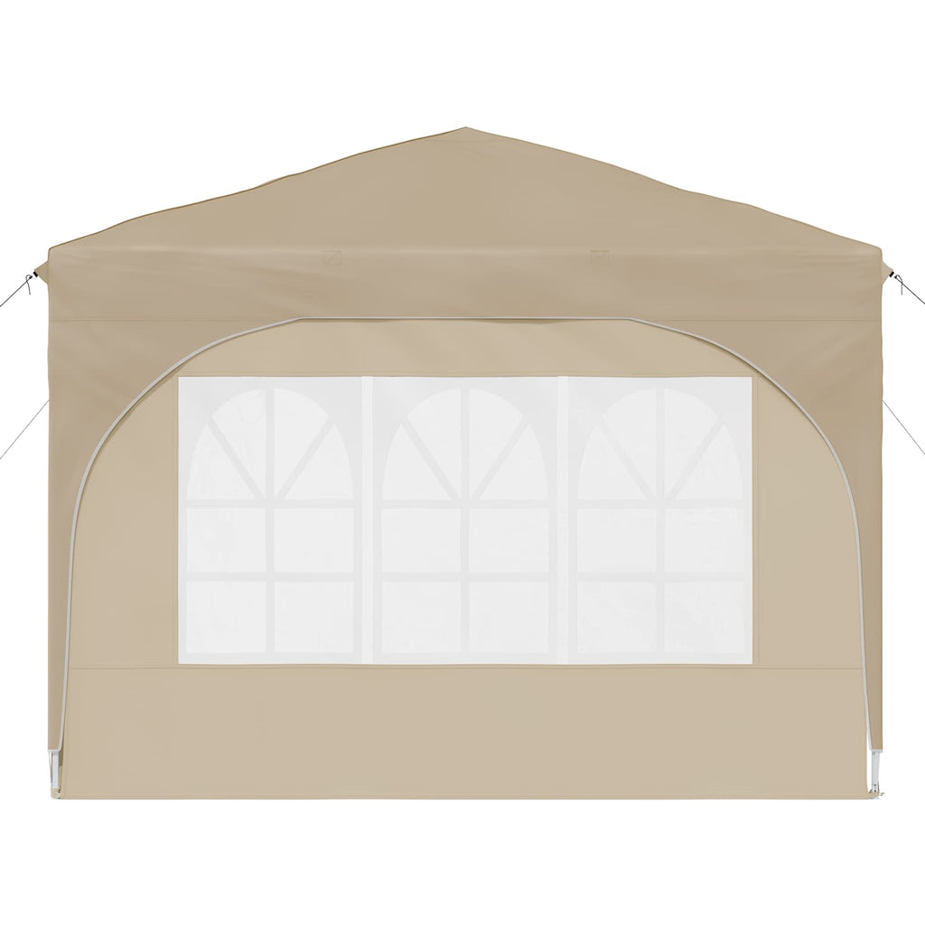 Pop-up Partyzelt 290 x 290 x 245 cm Creme