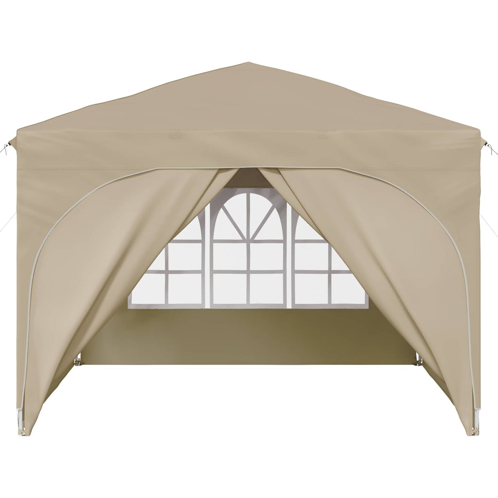 Pop-up Partyzelt 290 x 290 x 245 cm Creme