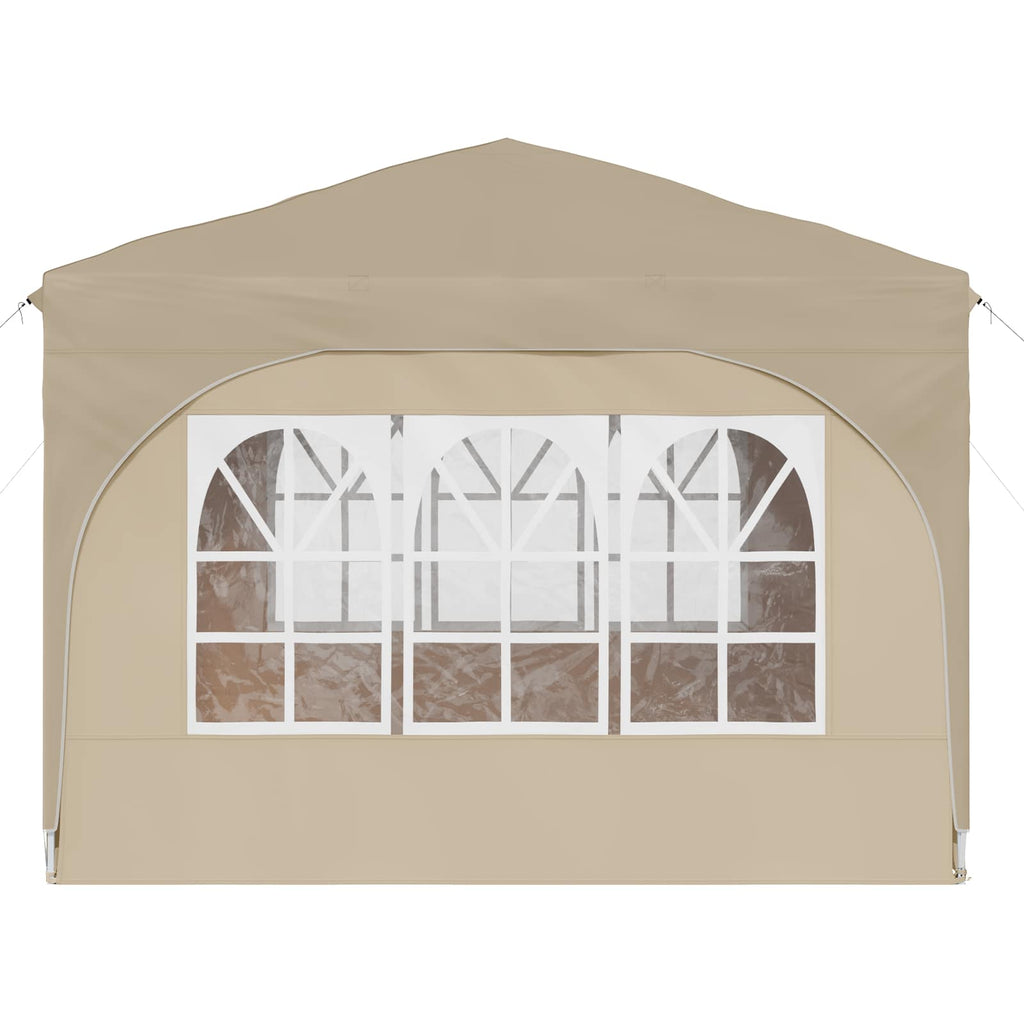 Pop-up Partyzelt 290 x 290 x 245 cm Creme