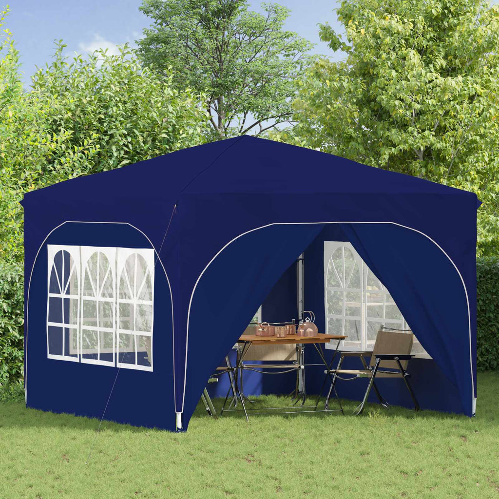 Pop-up Partyzelt 290 x 290 x 245 cm Blau