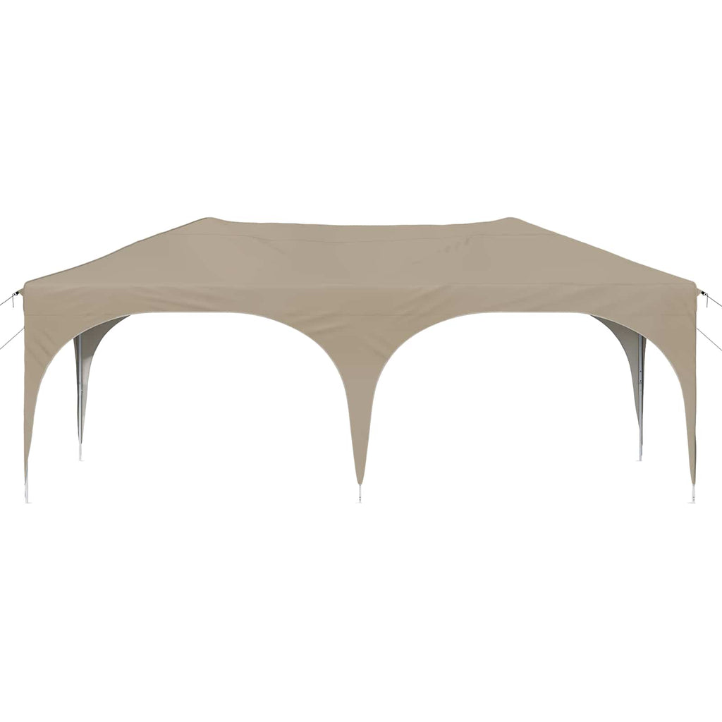 Pop-up Partyzelt 575 x 288 x 245 cm Creme Oxford-Stoff