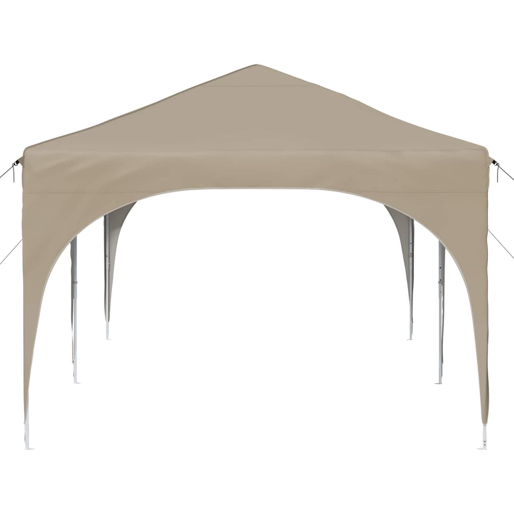 Pop-up Partyzelt 575 x 288 x 245 cm Creme Oxford-Stoff