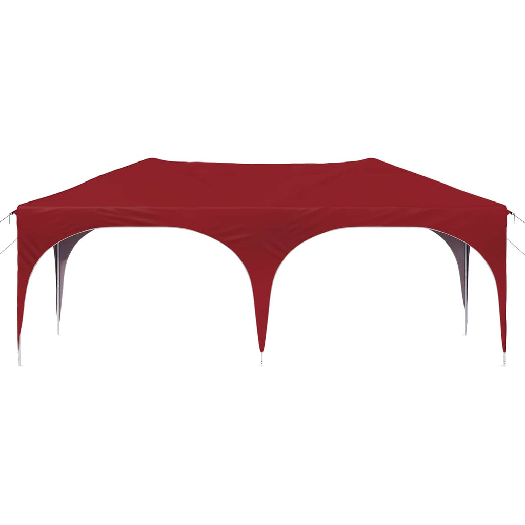 Pop-up Partyzelt 575 x 288 x 245 cm Bordeauxrot Oxford-Stoff