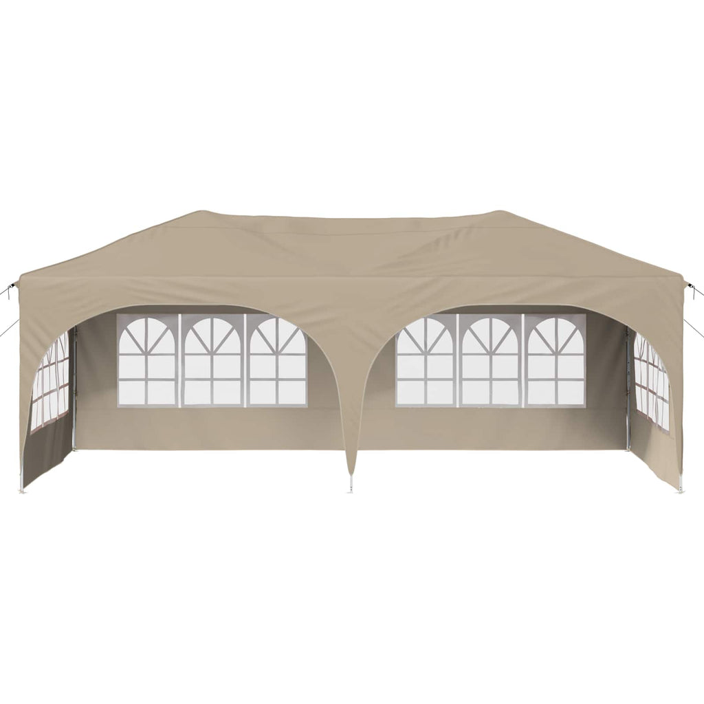 Pop-up Partyzelt 575 x 288 x 245 cm Creme Oxford-Stoff