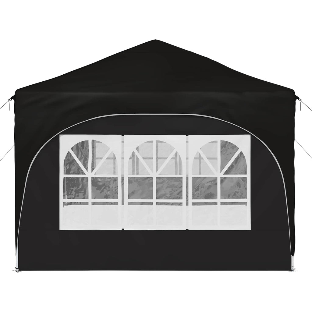 Pop-up Partyzelt 575 x 288 x 245 cm Schwarz Oxford-Stoff