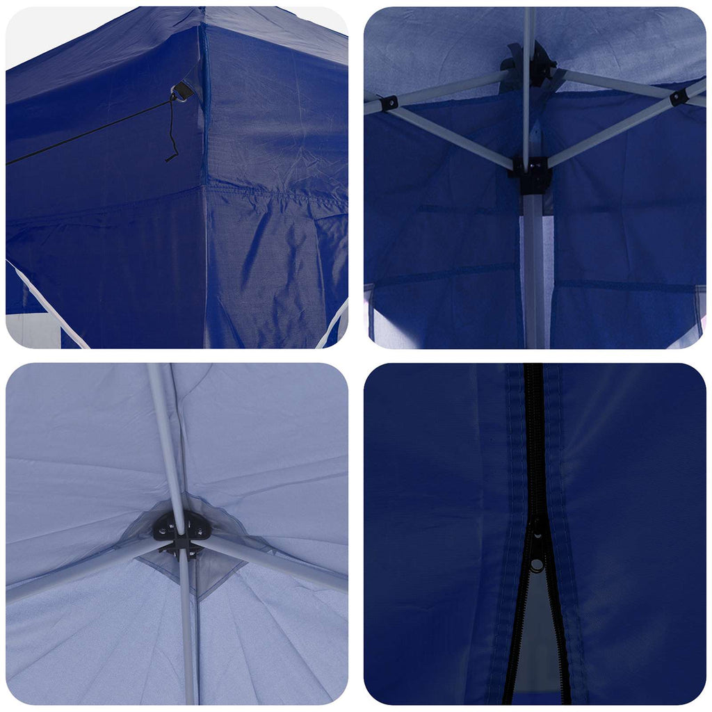 Pop-up Partyzelt 575 x 288 x 245 cm Blau Oxford-Stoff